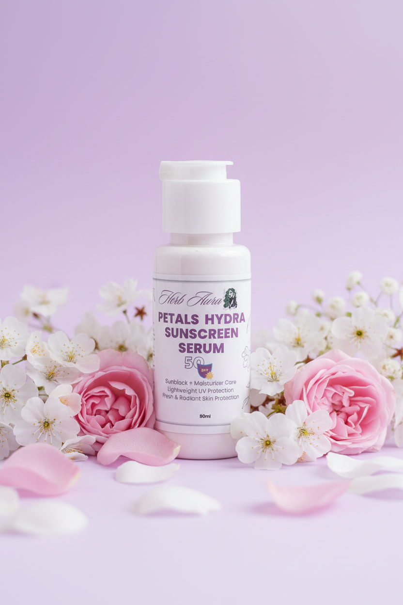 Sunscreen Serum - Floral Pastel
